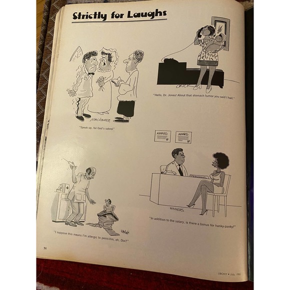 July 1981 Ebony MagazIne  w Featured Cover, Fashions For The Beautiful Big Woman - Picture 11 of 15